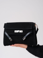 Замшевая сумка Rachel DBR 31361 черный