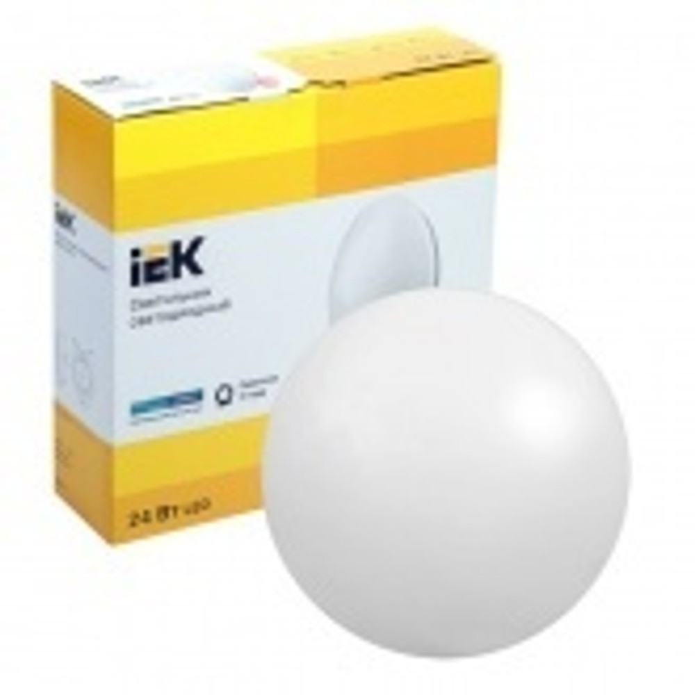 Светильник LED ДПБ 1003 24Вт IP20 4000K круг белый IEK LDPB0-1003-24-4000-K01