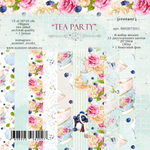 Фоновый набор двусторонней бумаги "Tea party" 190гр, 20*20см,  15 листов + 1 бонус SS02072021