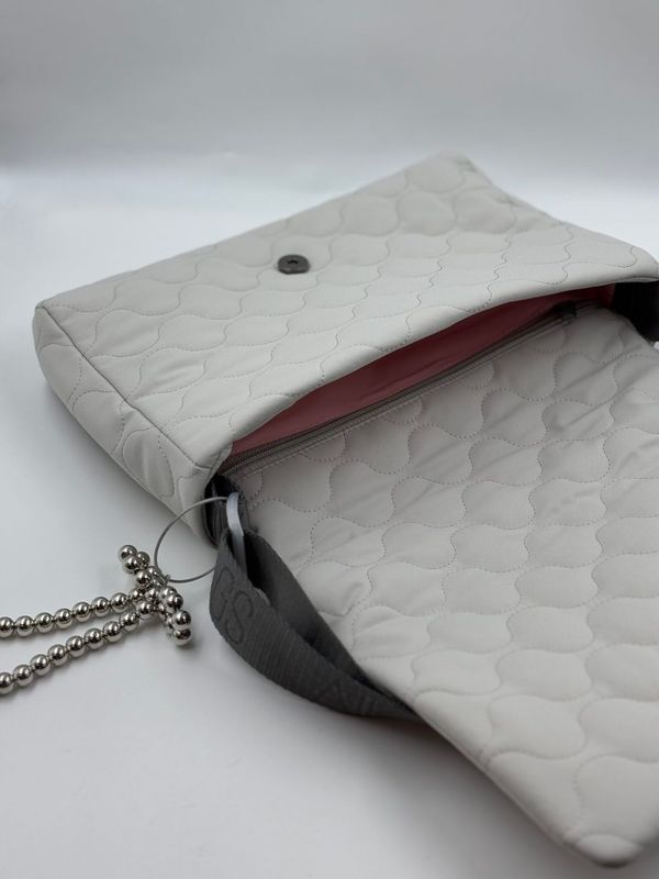 Сумка Почтальонка жемчуг - фото 3