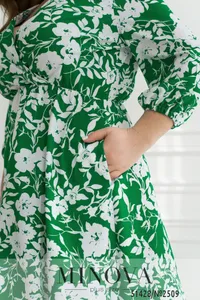 Платье 2509-зеленый Minova