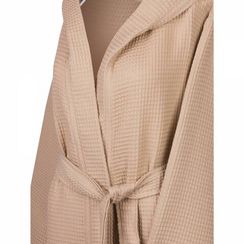 Наоми (кофе) М Халат вафельный с капюшоном