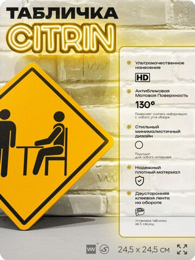 Табличка "Начальник и подчиненный" шуточная прикольная табличка на дверь и стену, для офиса и дома, декоративный знак, 24,5х24,5 см, пластиковая, Айдентика Технолоджи