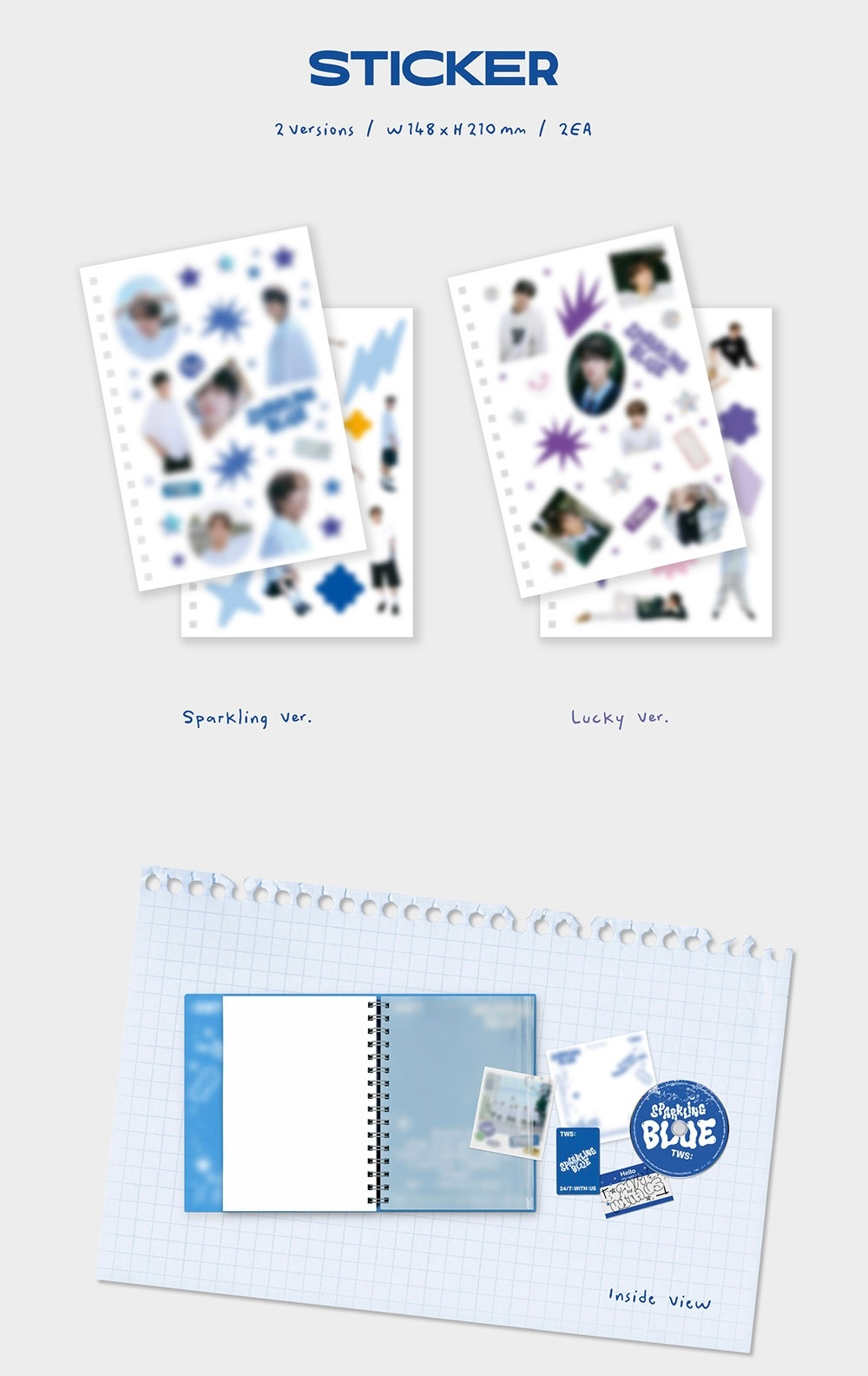 Альбом TWS - 1st Mini Album [Sparkling Blue]