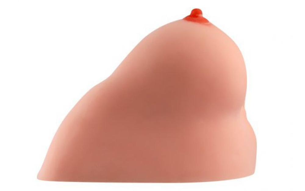 Полуторс Juliana Breast в виде груди с вибровагиной