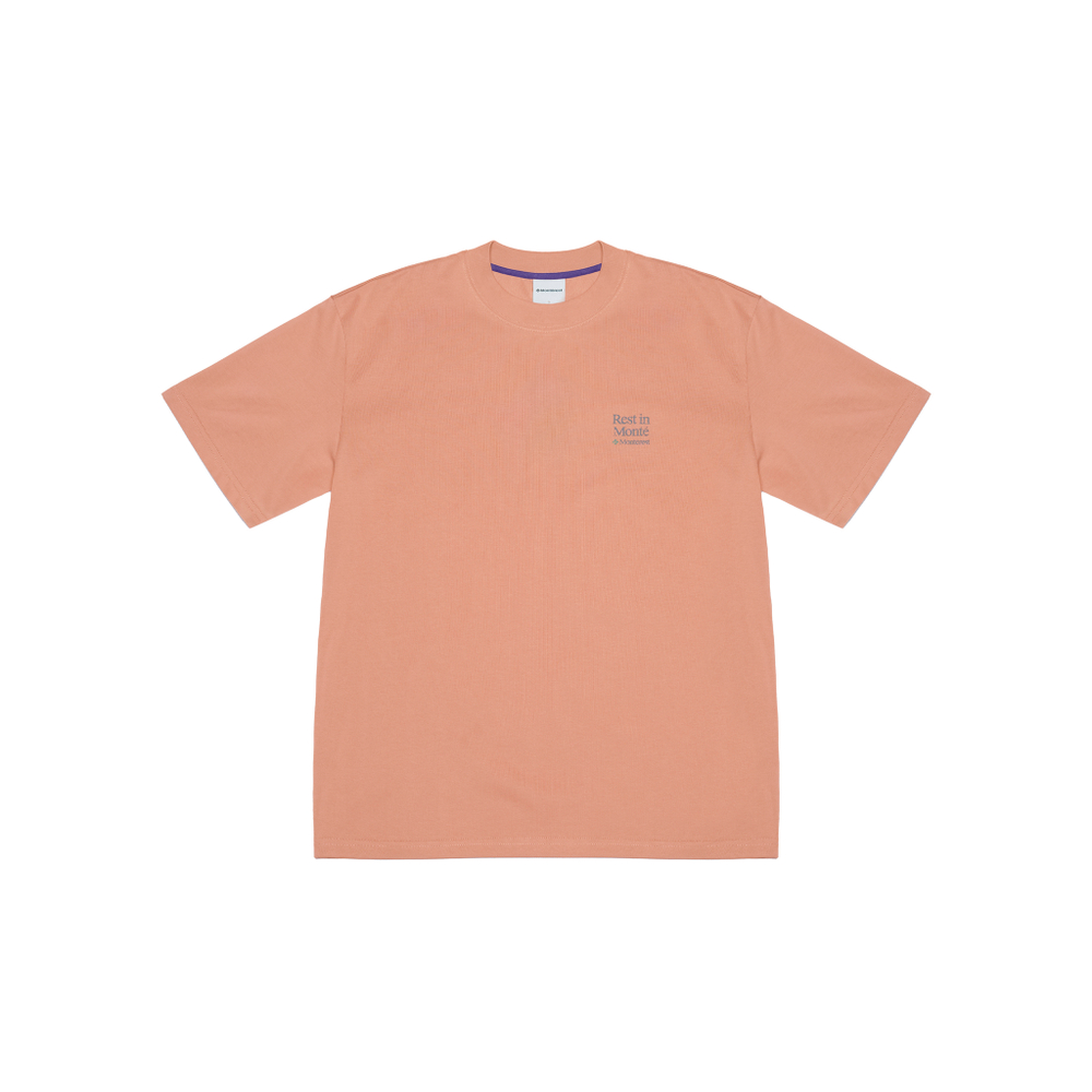 Футболка Nothomme Mountain Wild 5A AntiBacterial T-Shirt «Peach Tangerine"