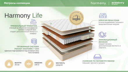 Матрас HARMONY Life
