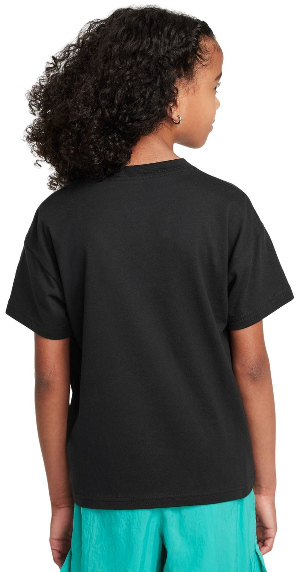 Футболка для девочки теннисная Nike Girls Sportswear - черный