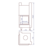 КАМИННАЯ ТОПКА CF 460B (STAV)