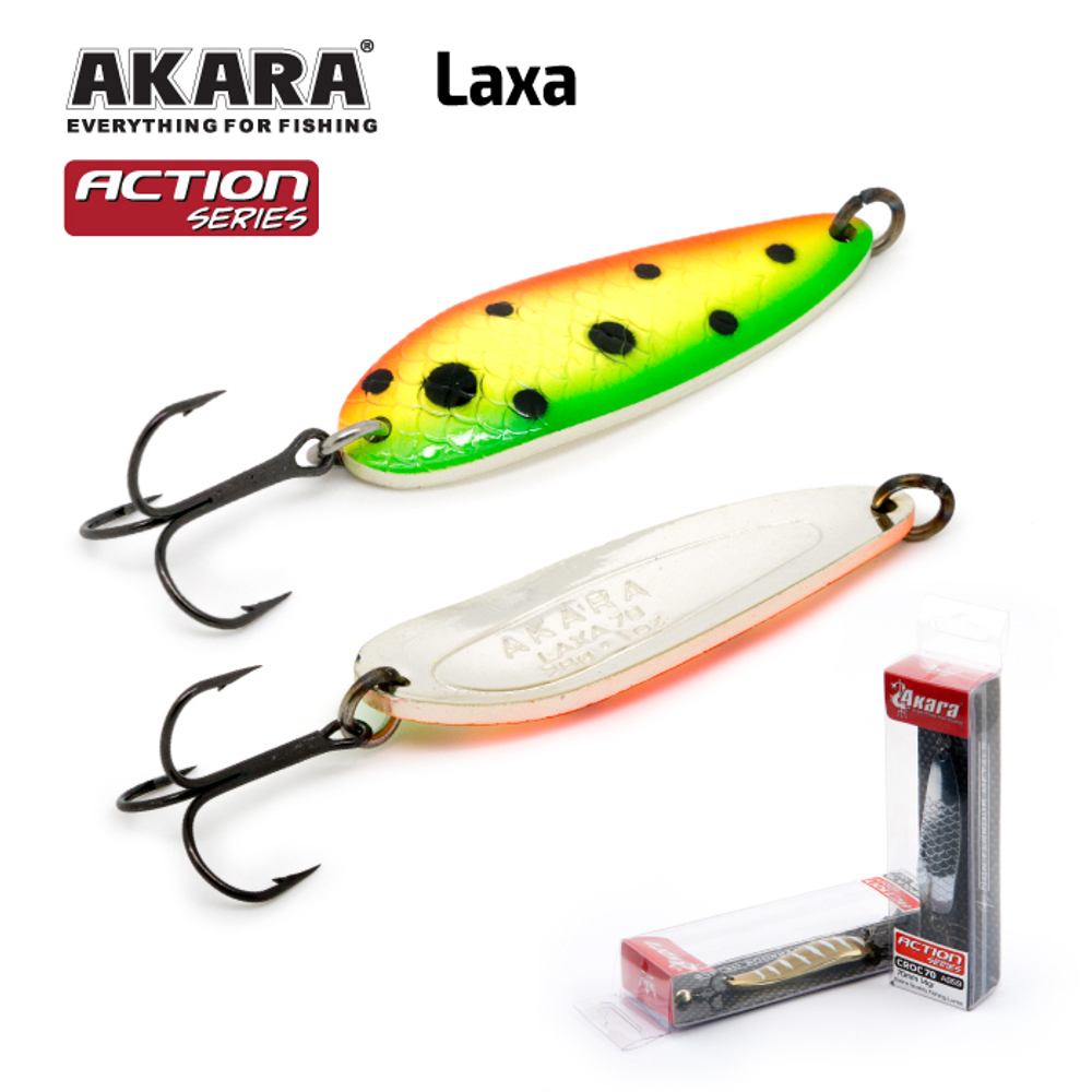 Блесна колебалка Akara Action Series Laxa 70 21 гр. 3/4 oz. AB93