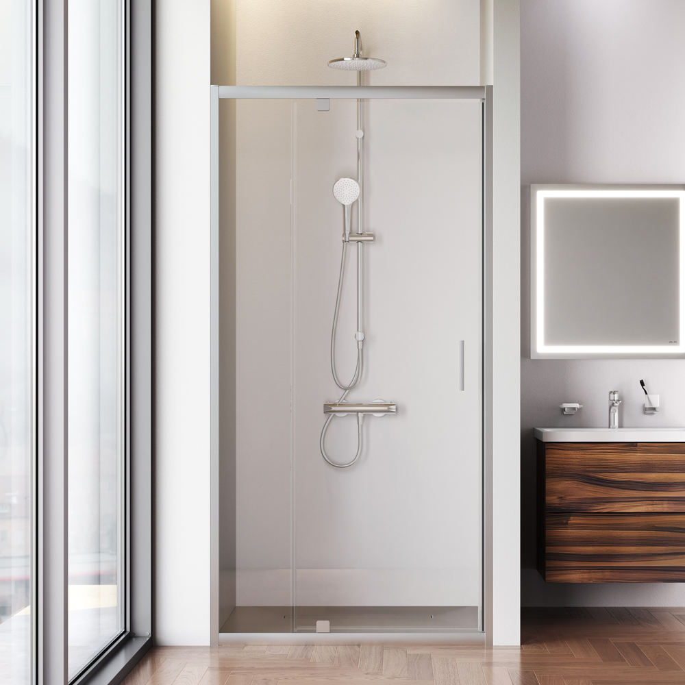 Душевая дверь в нишу 100x195 см, распашная AM.PM Gem W90G-100-1P-MT