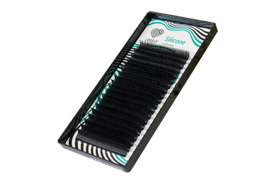 Ресницы чёрные Lovely серия "Silicone" - 20 линий L 0.07 6 mm