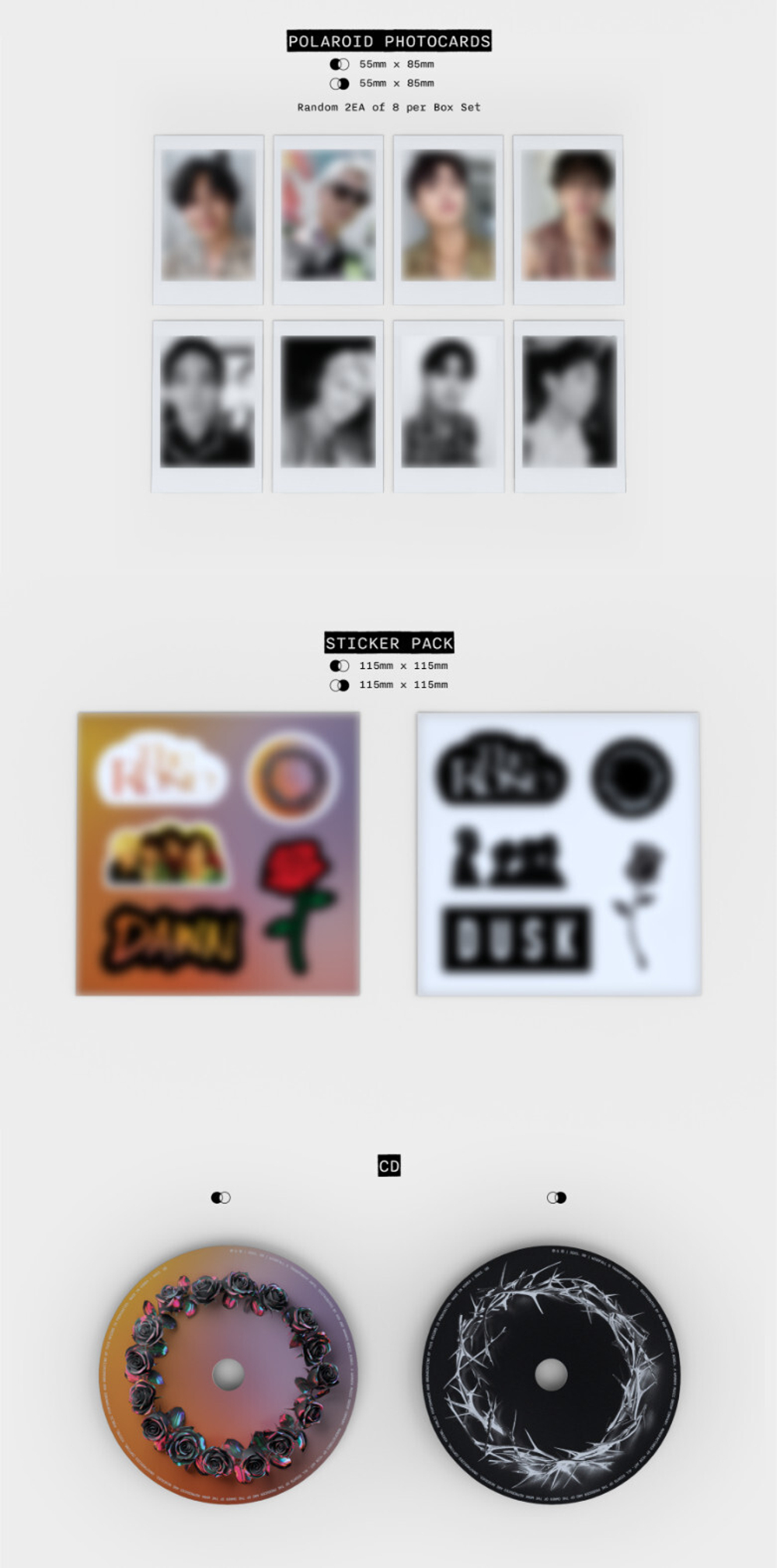 Альбом The Rose - [DUAL] (Jewel Case Album) (VERSION : DUSK ver)