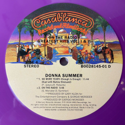 Виниловая пластинка LP Donna Summer On The Radio Greatest Hits Vol. I and II (EU 2018) (Розовый и Фиолетовый Винил)
