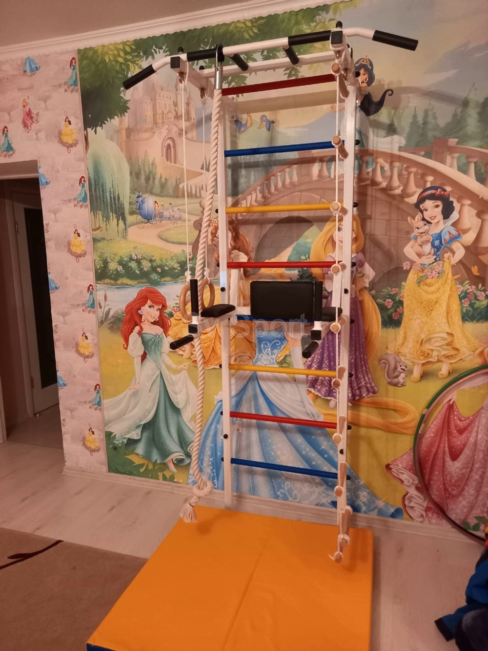 Монтаж шведской стенки Sv Sport в бетонные, кирпичные стены