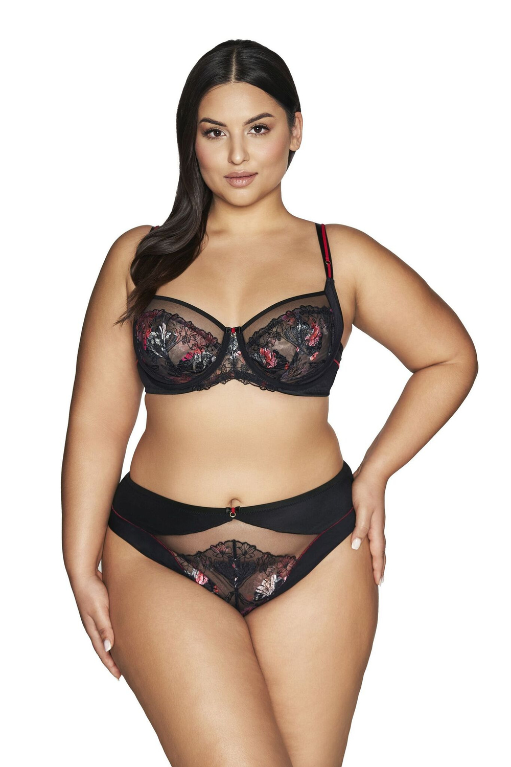 Бюстгальтер Intense с мягкой +size чашкой (Размер: 95F) (Цвет: черный)