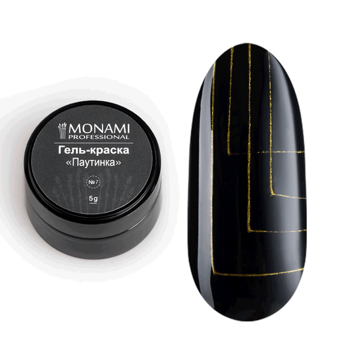 Monami Гель-краска "Паутинка" (золото), 5 гр