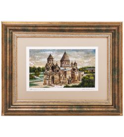 Народные промыслы ШК-55/250-01 Панно «Эчмиадзинский собор»