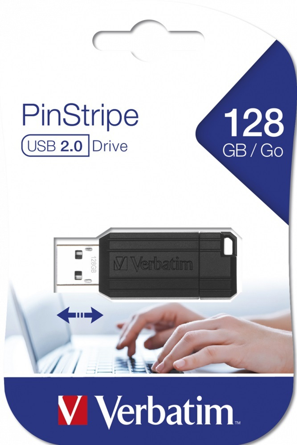 USB-накопитель VERBATIM 128GB USB 2.0 DRIVE  - 49071