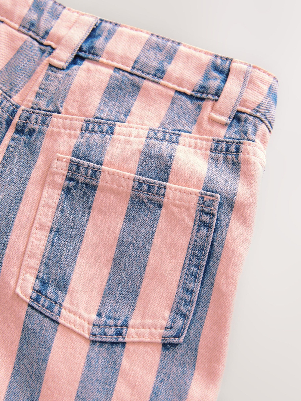 Джинсы широкие для девочки Next E85-929, Розовый, Синий