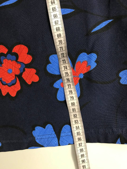 Платье Reserved с яркими цветами, маркировка 34, визуально на 40 размер