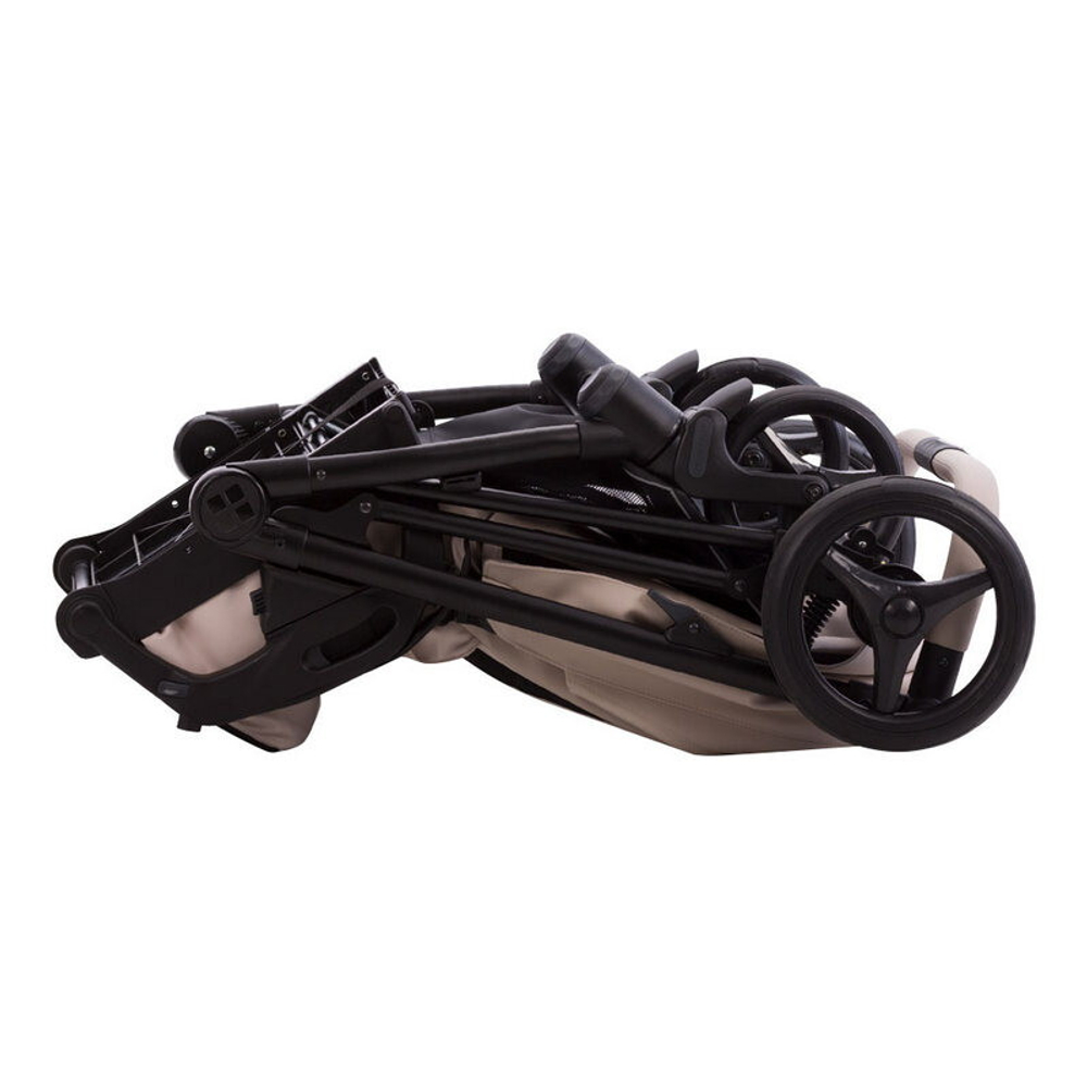 Детская коляска Bebetto Yoddi Pro 3 в 1 с автокреслом Avionaut Cosmo 01 св.бежевая кожа