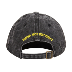 PP LOGO CAP (BLACK WASHED)