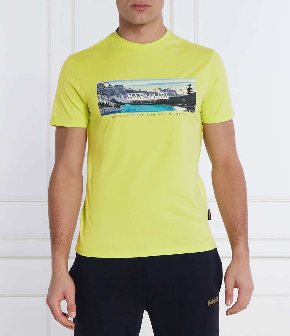 Футболка S-CANADA Napapijri - лимонный(NP0A4HQM)