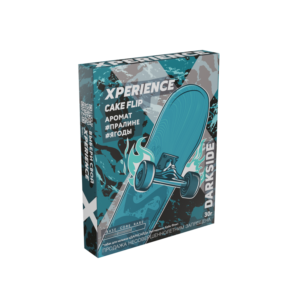 М. Табак для кальяна Dark Side Xperience "Cake Flip" (Пралине, ягоды) 30гр