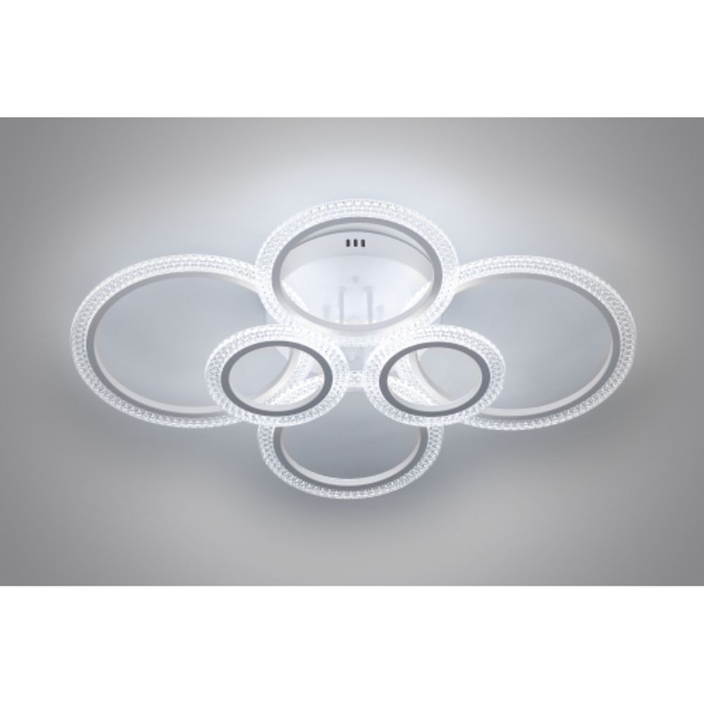 Светильник потолочный светодиодный Rivoli Marion 6107-109 132 Вт LED 2800К - 6200К модерн с пультом | Rivoli