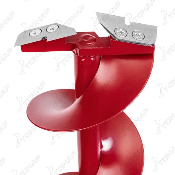 Ледобур BURAN 130R правое вращение, цельнотянутый шнек (LB-130R) Тонар