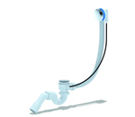 Сифон для ванны АНИ Пласт трубный полуавтоматический, 1 1/2 дюйма x 40 мм, переходная трубка, 45 гр, 40/50 EM311 025-0045