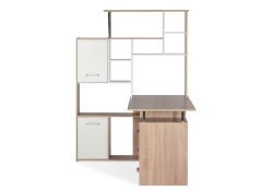 Компьютерный стол КС15 142,7х130х175,2 левый дуб сонома