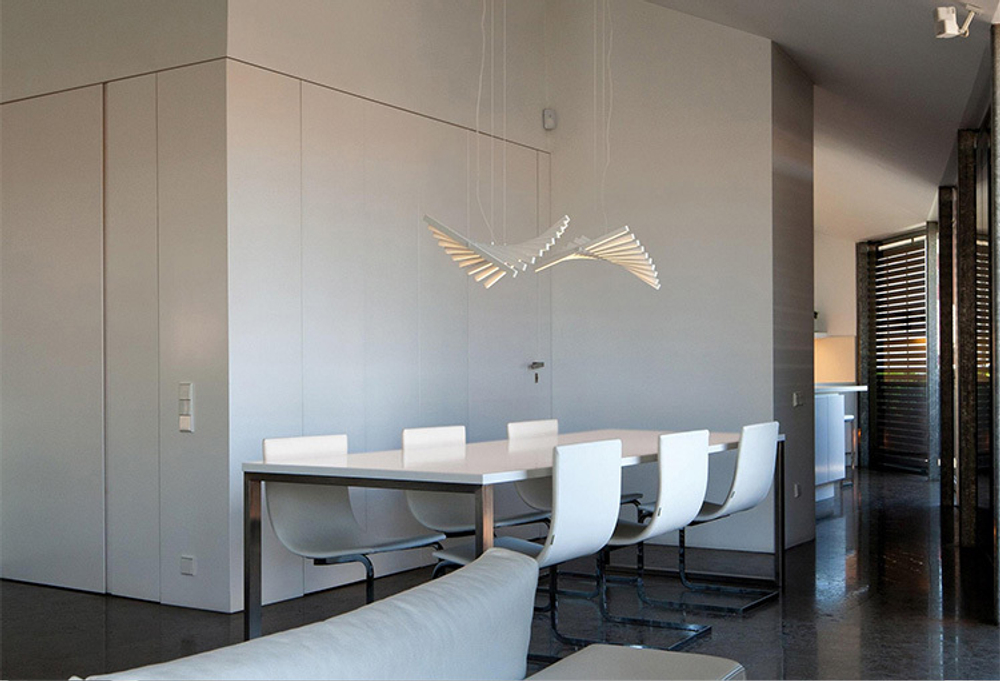Pendant design lamp Rhythm by Vibia L145 (Black)