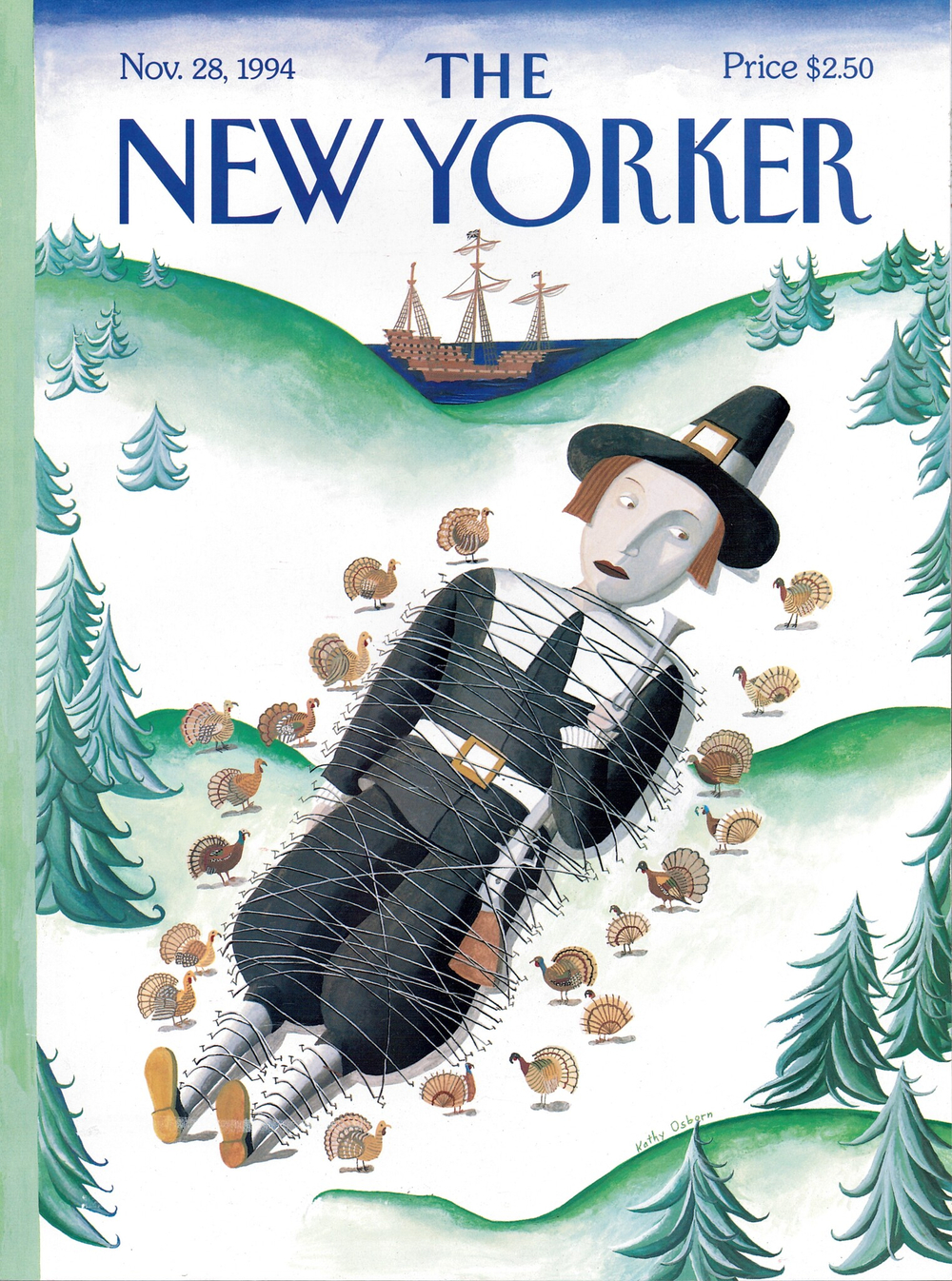 Журнал The New Yorker 28-11-1994, обложка