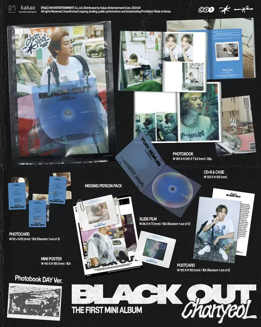 CHANYEOL EXO - Black Out [Photobook ver.]