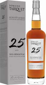 Арманьяк Domaine Tariquet, Pure Folle Blanche, 25 years, 0,7 л