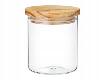 Банка 575мл с бамбуковой крышкой  в п/у "ВУДИ"  43573/1118529