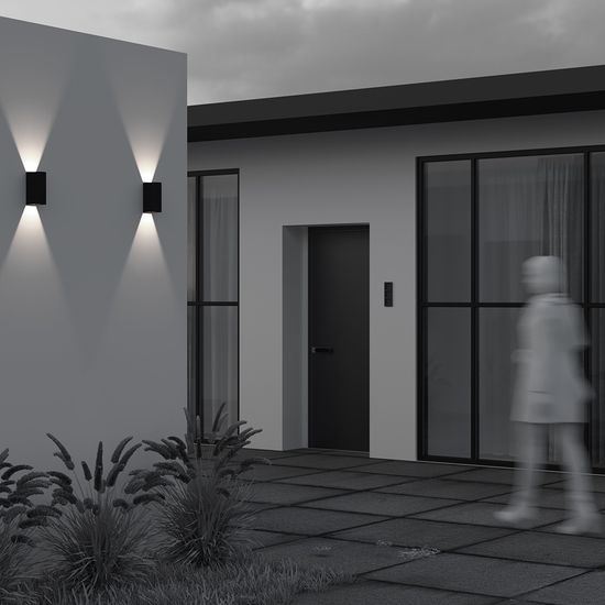 Уличный настенный светильник Outdoor O526WL-L10B3K