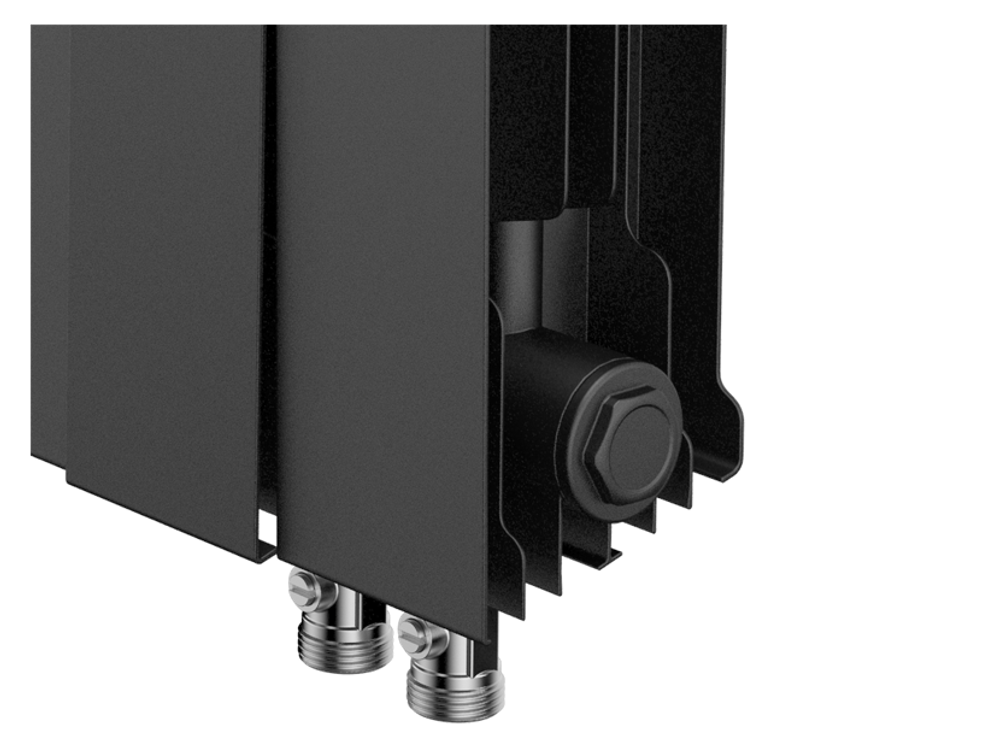 Радиатор Royal Thermo PianoForte 500 /Noir Sable - 8 секц. VDR