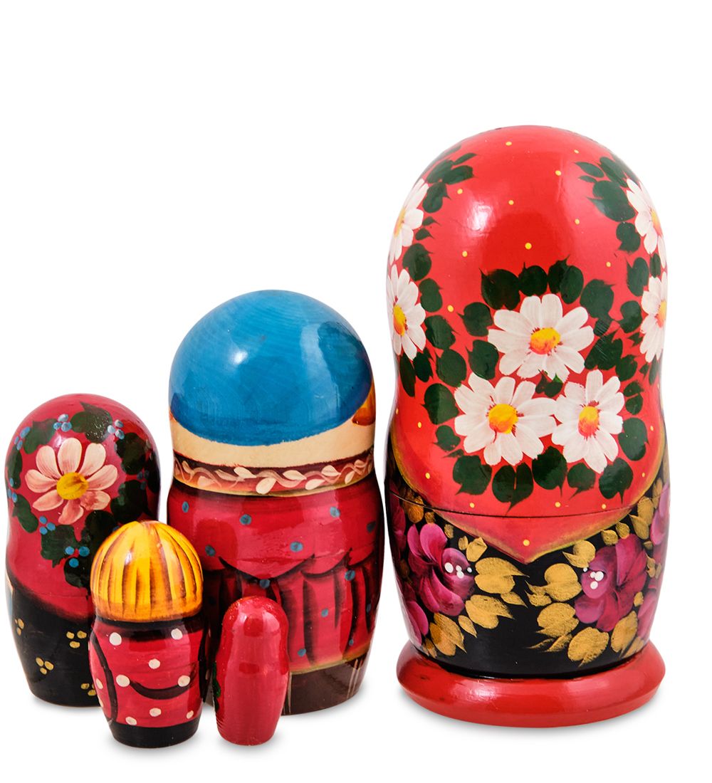 Народные промыслы МР-24/ 35-E Матрешка 5м «Анастасия с самоваром»