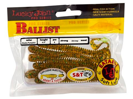Мягкая приманка Lucky John BALLIST 4.0in (102 мм), цвет PA19 6шт/уп