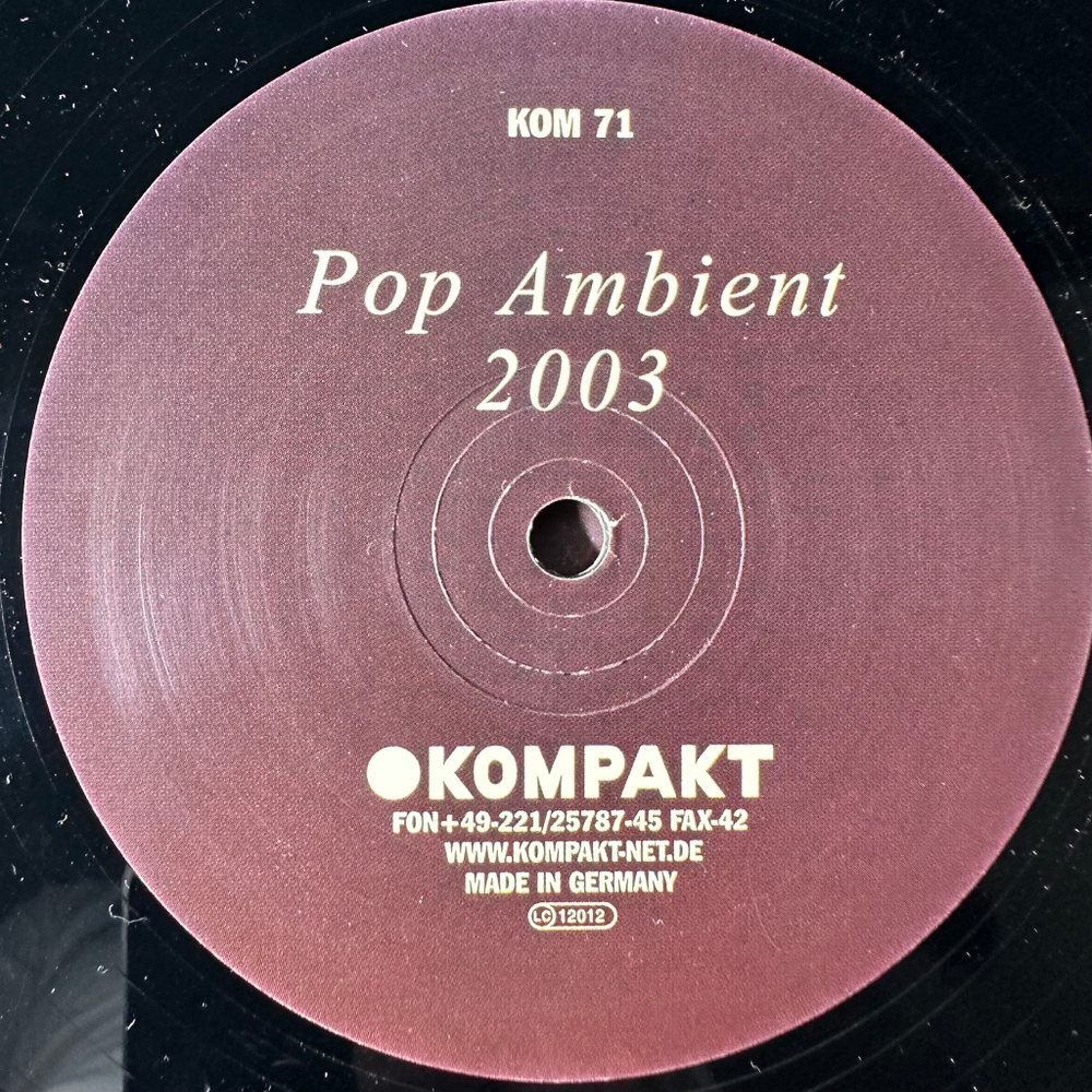 Сборник Pop Ambient 2003 (Германия 2002г.)