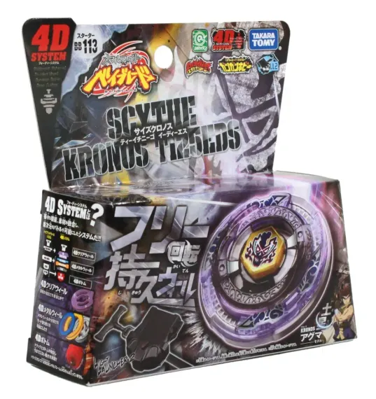 Волчок и лаунчер Scythe Kronos T125EDS BB113 от Takara Tomy