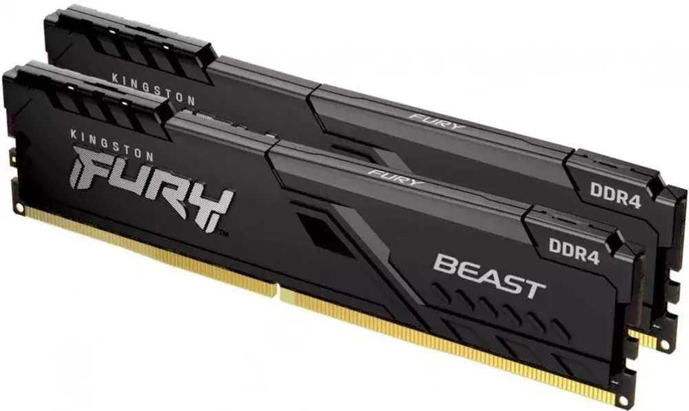 Оперативная память 64Gb Kingston Fury Beast Black DDR4 3600MHz (KF436C18BBK2/64) (2x32Gb KIT) retail