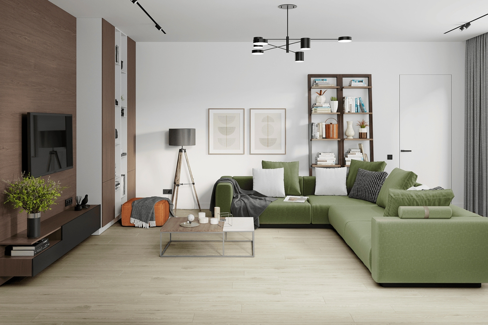 Кварц-винил SPC Damy Floor Family SPC 0,75мм 4,2 мм ДУБ СВЕТЛЫЙ 2.635 м2