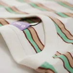 Футболка YMKASHIX Nineties Бело-Зелено-Коричневая