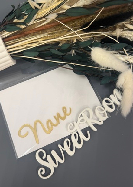 Топпер боковой "Папе" золотой