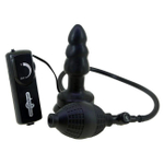 Анальный расширитель The Knight с вибрацией (Цвет: черный)