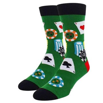 Носки "Казино Монте-Карло", р-р 40-46 (зеленый)